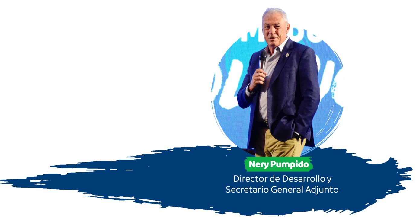 Nery Pumpido, Director de Desarrollo y Secretario General Adjunto